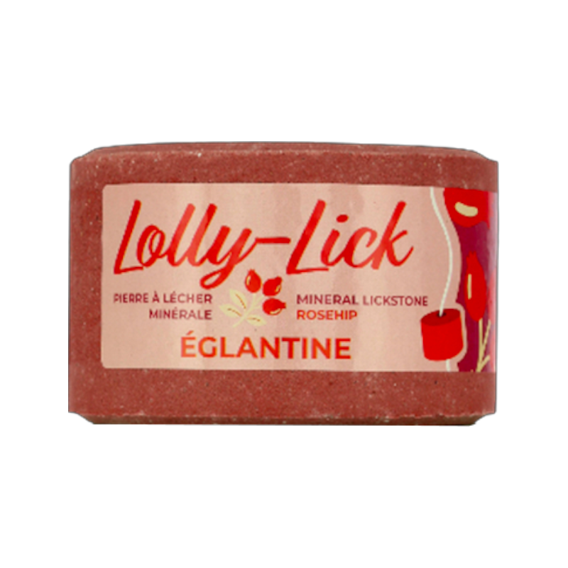 Hippotonic - Blocco di sale Lolly-Lick rosa canina 700g | - Ohlala