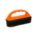 Hippotonic - Brosse en caoutchouc pour tapis noir/ orange | - Ohlala