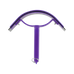 Hippotonic - Gebogener Schweißmesser violett | - Ohlala