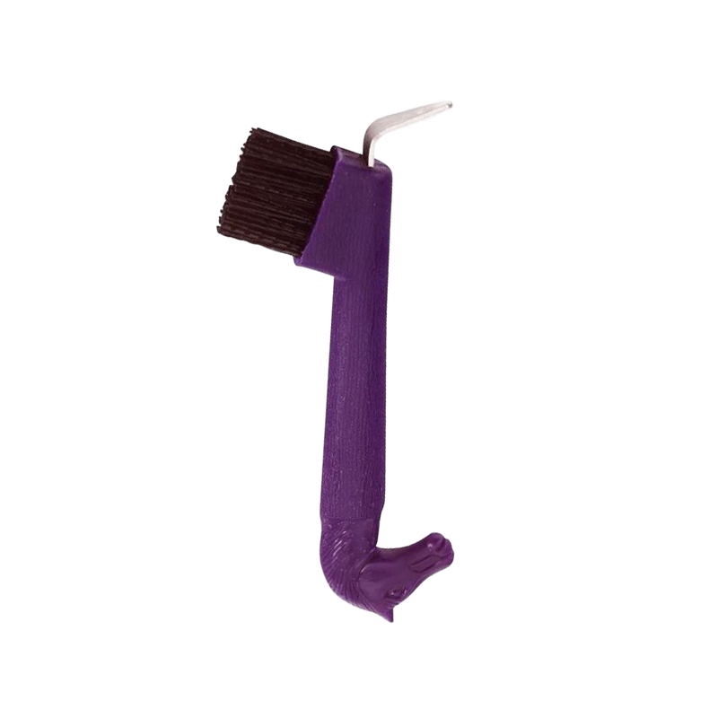 Hippotonic - Hufkratzer Bürste Pferdekopf violett | - Ohlala