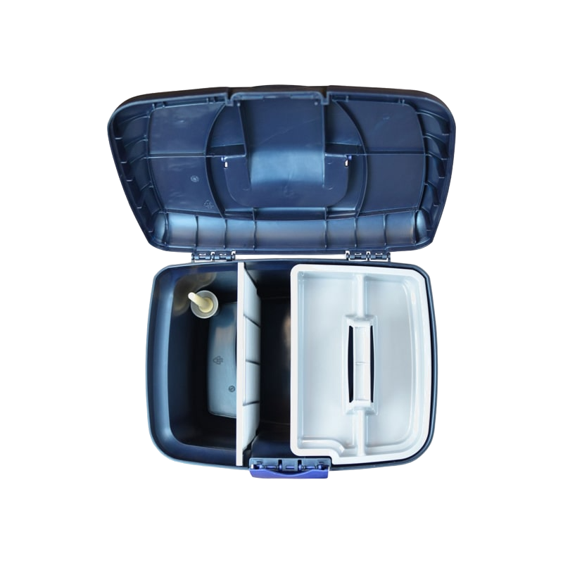 Hippotonic - Coffre de pansage bleu nuit | - Ohlala