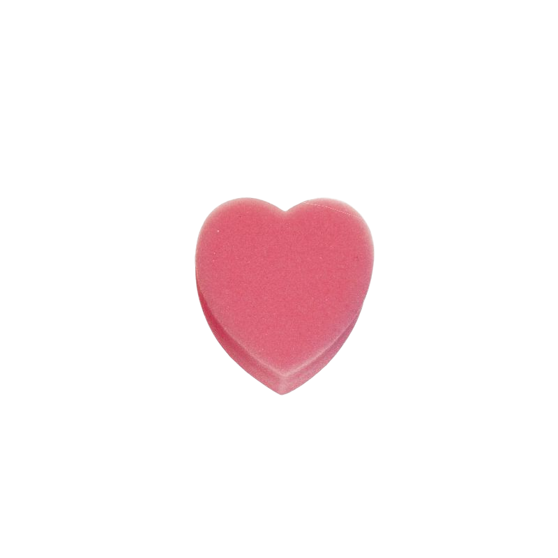 Hippotonic - Pink heart shaped sponge | - Ohlala