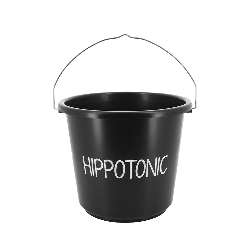Hippotonic - ブラック厩舎用バケツ 12L | - Ohlala