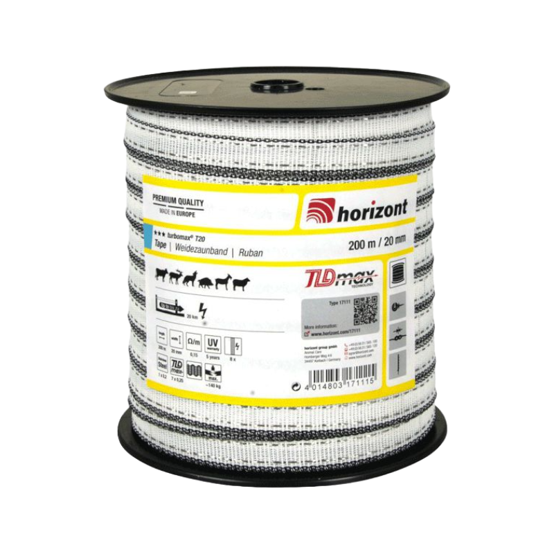 Horizont - Cinta Turbomax 20mm/200m blanco | - Ohlala