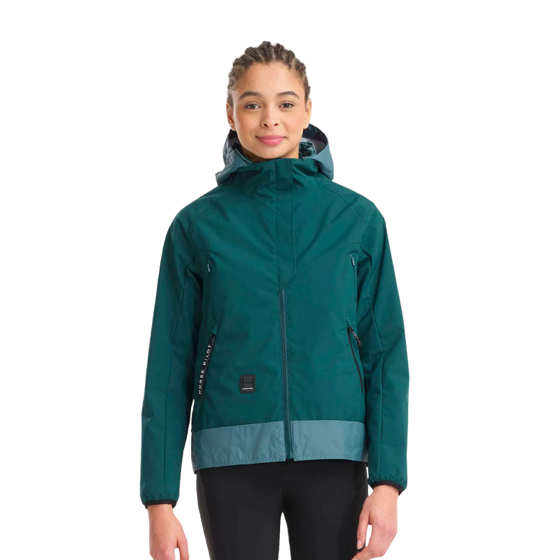 Horse Pilot - Women's airbag-compatible bomber jacket navy | - Ohlala