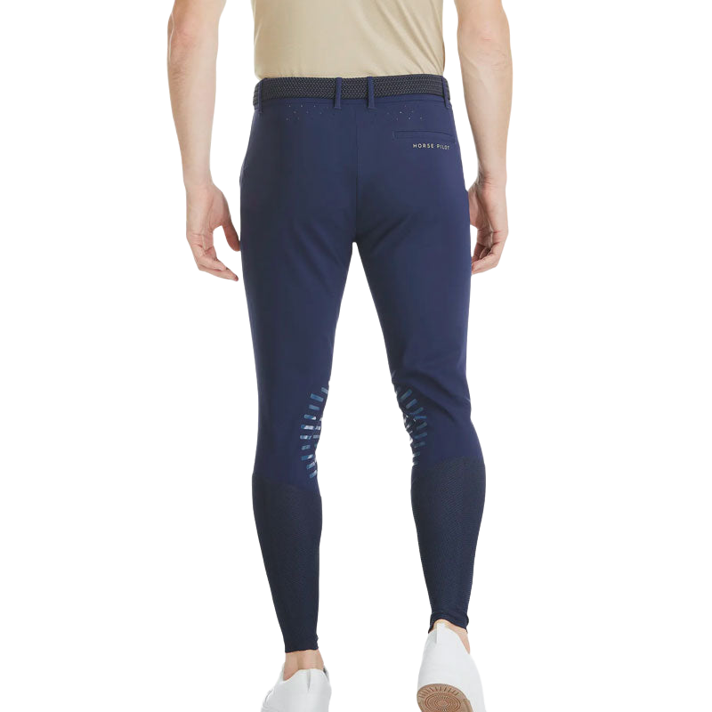 Horse Pilot - Pantaloni da equitazione X-Aerotech uomo blu navy | - Ohlala