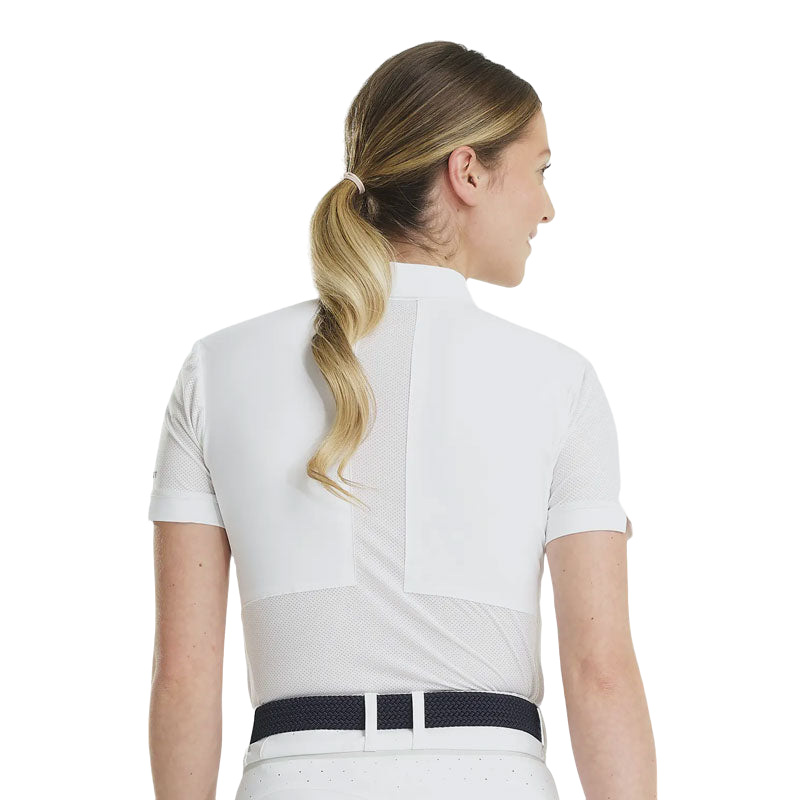 Horse Pilot - Women's Aeromesh riding polo white | - Ohlala