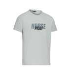 Horse Pilot - Herren Kurzarm-T-Shirt Team shirt light grey | - Ohlala