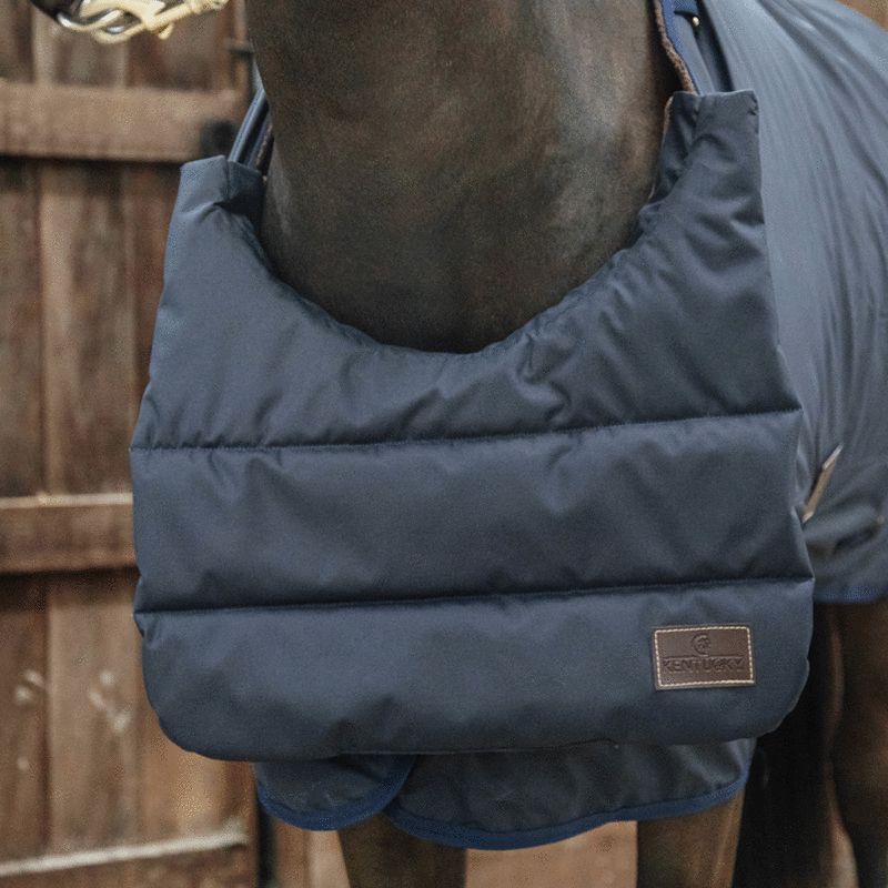 Kentucky Horsewear - Waterproof Chest/Withers BIB Protection Navy | - Ohlala