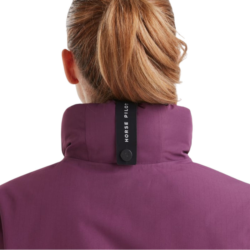 Horse Pilot - Women's long sleeve coat Essential dark purple | - Ohlala