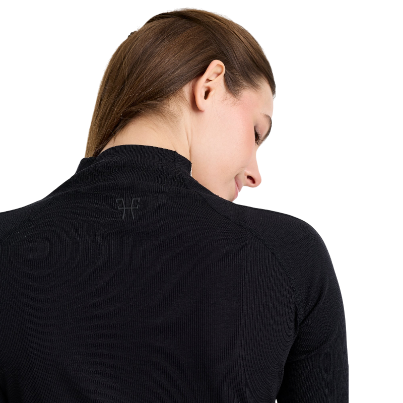 Horse Pilot - T-shirt manches longues anti UV femme Solaris noir