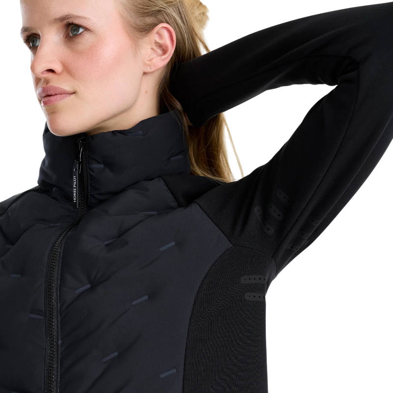 Horse Pilot - Chaqueta manga larga mujer Pulse Hybrid negro