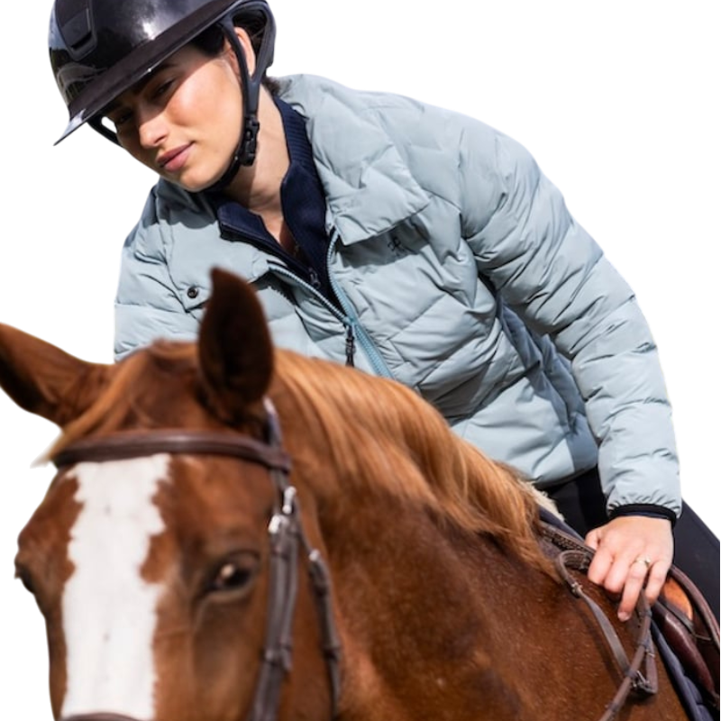 Horse Pilot - Damska kurtka z długim rękawem Softlight green tea | - Ohlala