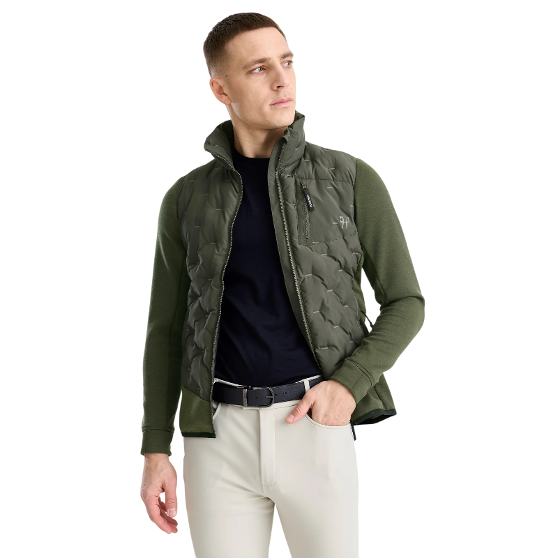 Horse Pilot - Chaqueta manga larga hombre Pulse Hybrid forest night