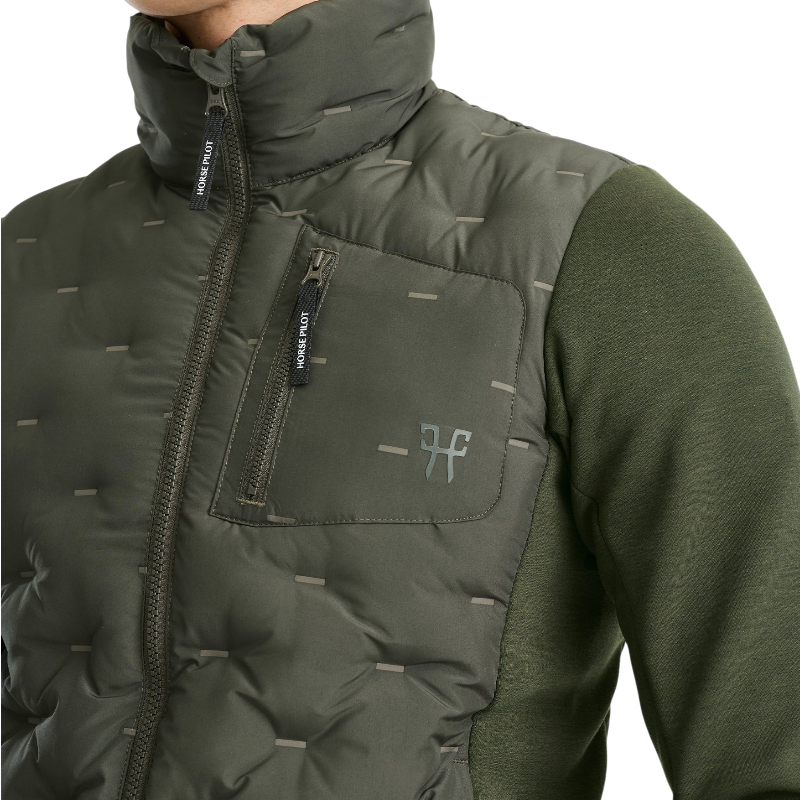 Horse Pilot - Veste manches longues homme Pulse Hybrid forest night