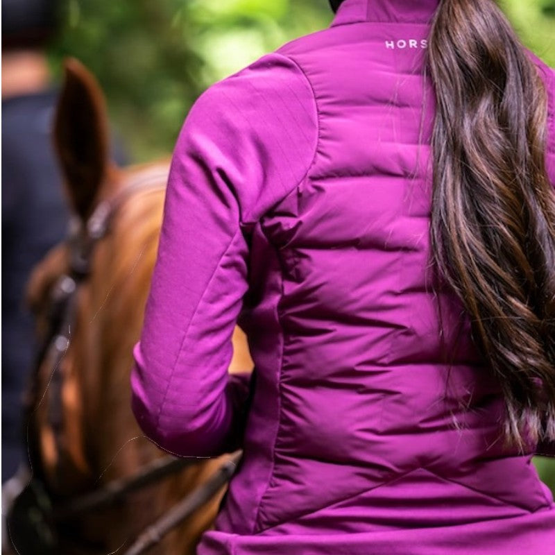Horse Pilot - Women's long sleeve jacket Storm dark purple | - Ohlala