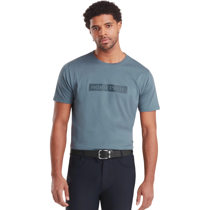 Horse Pilot - T-shirt manches courtes homme Team 2.0 vintage indigo