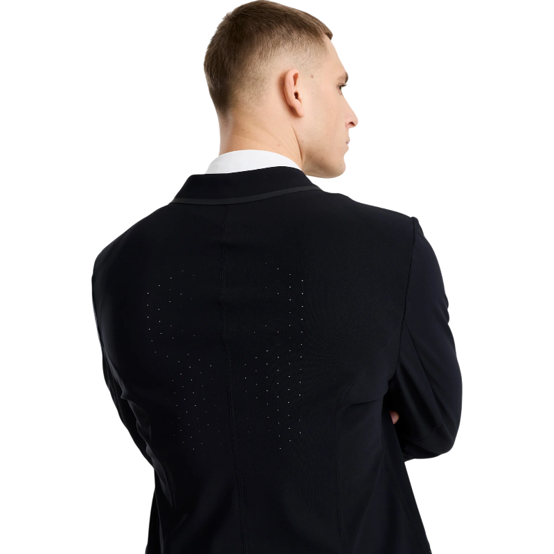 Horse Pilot - Turnierjacke Herren Aeromade schwarz Logo schwarz