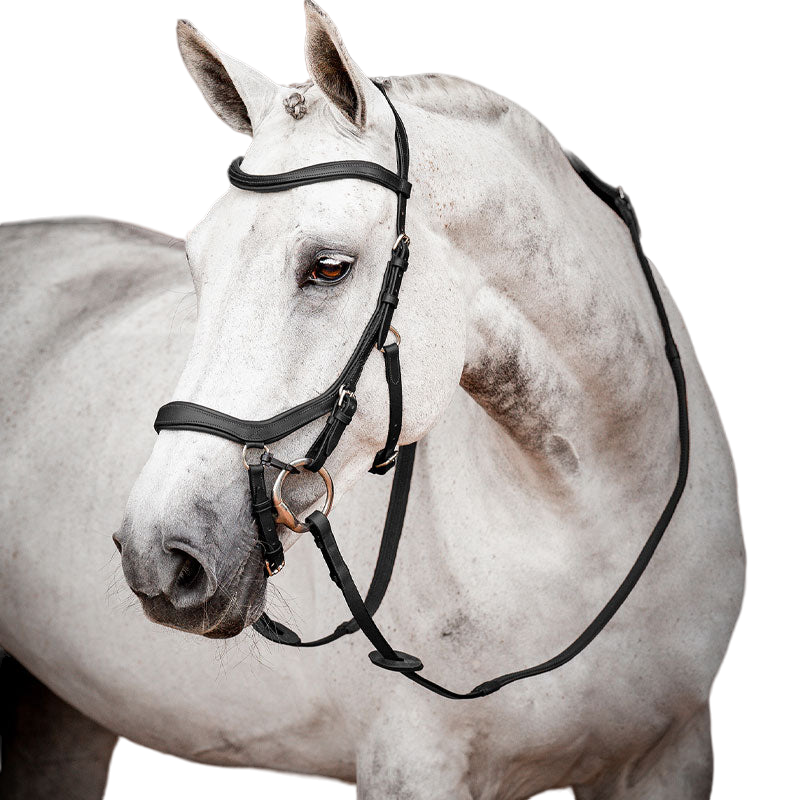 Horseware - Rambo Micklem 2 Competition Hoofdstel Zwart | - Ohlala