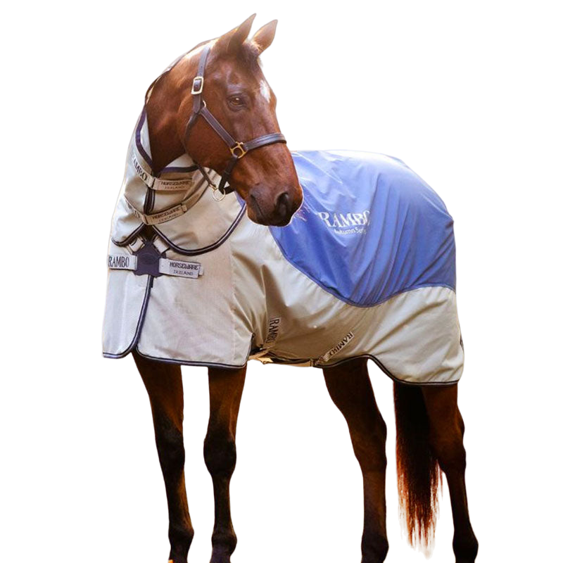 Horseware - Rambo Autumn Decke marine/grau | - Ohlala