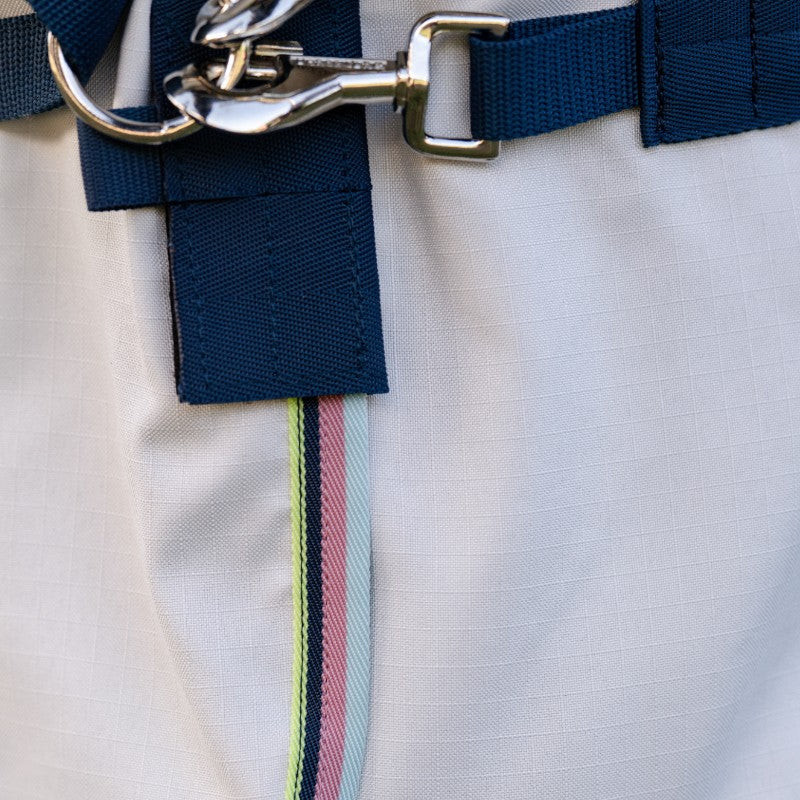 Horseware - Chemise anti-mouches Amigo Ripstop Petite Hoody argent/ lime/ marine/ rose | - Ohlala