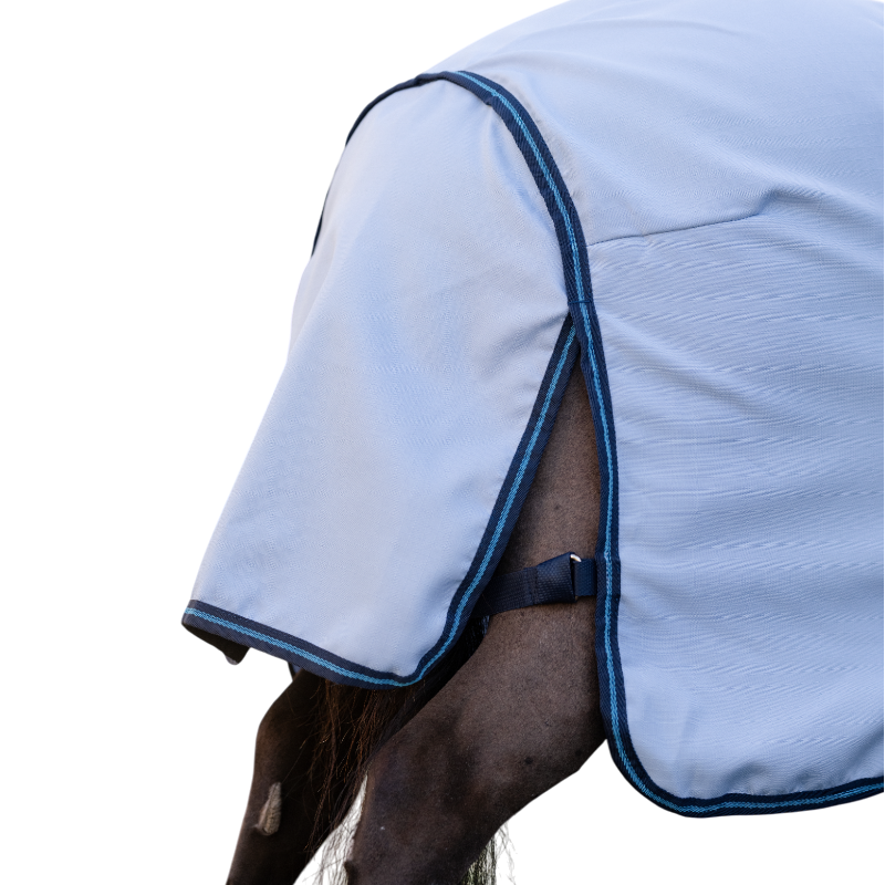 Horseware - Amigo Ripstop Petite Hoody Fly Sheet azure blue/ navy/ electric blue | - Ohlala