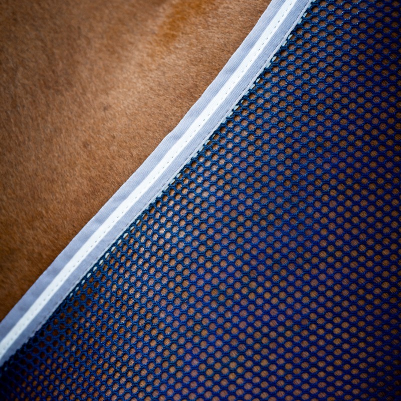 Horseware - Manta de secado Amigo Net Cooler marino/ titanium grey/ plata | - Ohlala