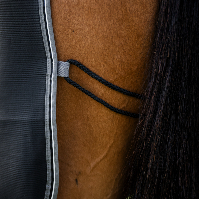 Horseware - Rambo Airmax Cooler Wicking Sheet Black / Thunderstorm Grey / Silver | - Ohlala