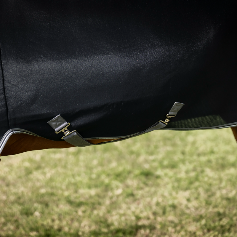 Horseware - Rambo Airmax Cooler Wicking Sheet Black / Thunderstorm Grey / Silver | - Ohlala