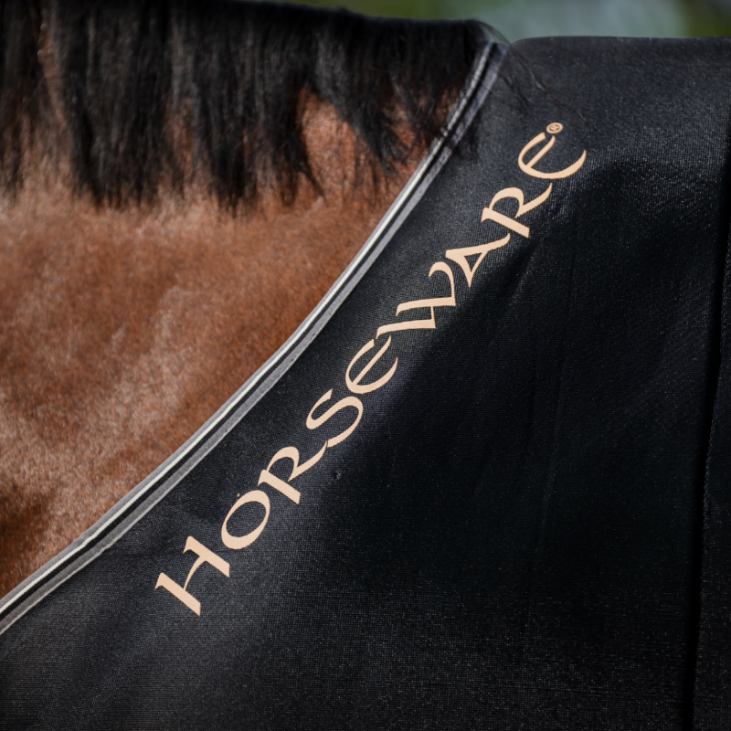 Horseware - Rambo Airmax Cooler Wicking Sheet Black / Thunderstorm Grey / Silver | - Ohlala