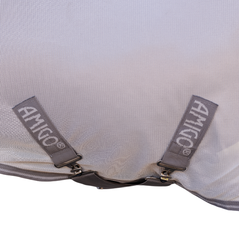 Horseware - Amigo Bug Rug Plus fly cover Small silver/titanium grey/silver