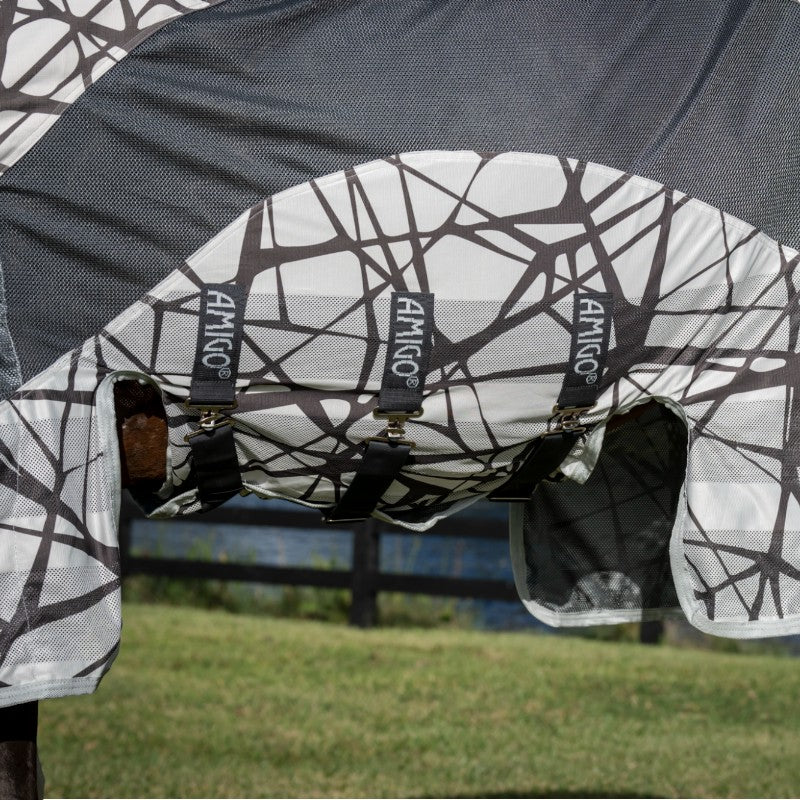 Horseware - Amigo Camofly 3 in 1 Plus fly cover camofly print/ gray