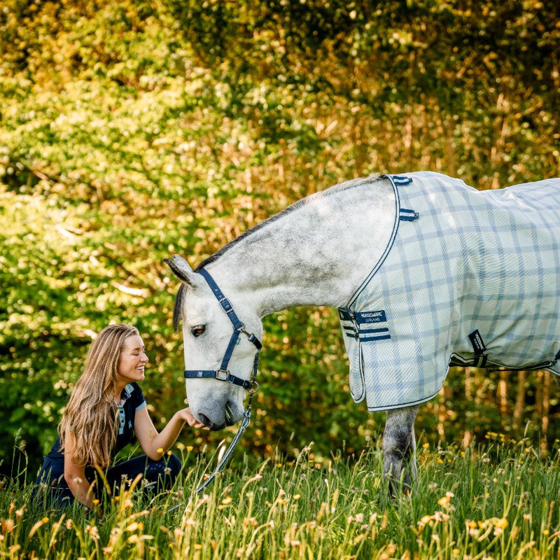 Horseware - Couverture anti-mouches Newmarket witney navy | - Ohlala
