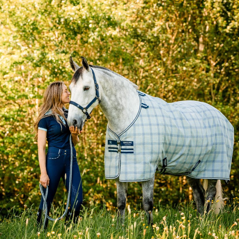 Horseware - Couverture anti-mouches Newmarket witney navy | - Ohlala