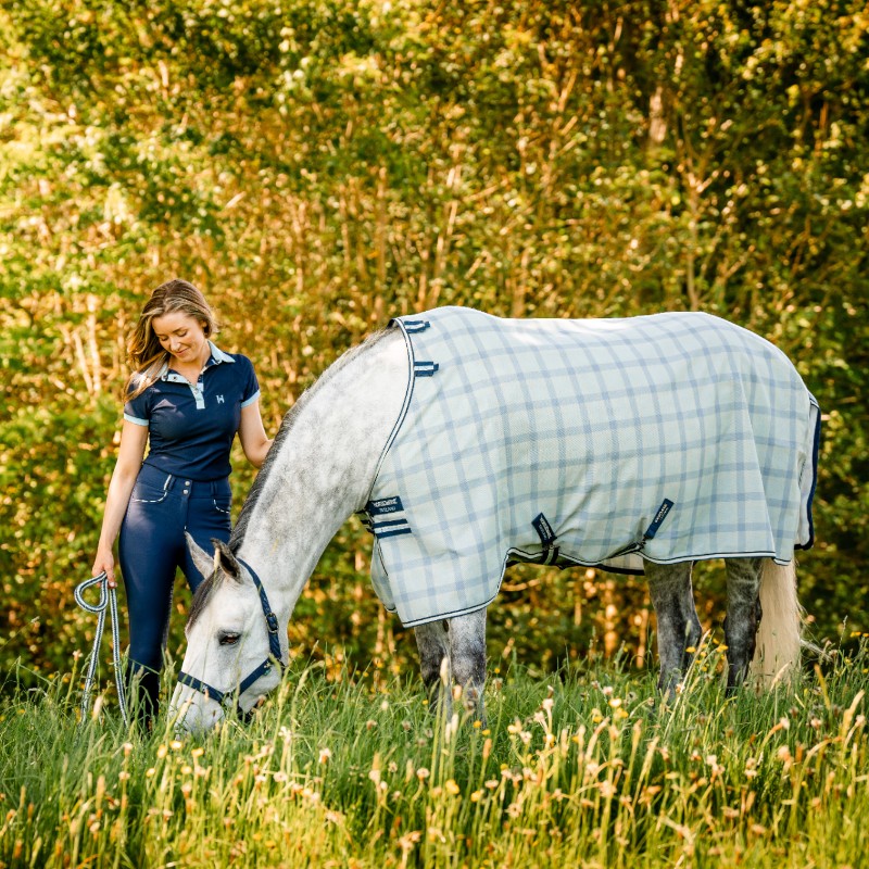 Horseware - Couverture anti-mouches Newmarket witney navy | - Ohlala