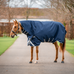 Horseware - Amigo Bravo Integrated Turnout Outdoor Rug navy/ titanium grey/ silver 0g | - Ohlala