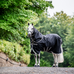 Horseware - Derka zewnętrzna Amigo Bravo Plus Turnout czarny/ titanium grey/ srebrny 50g | - Ohlala
