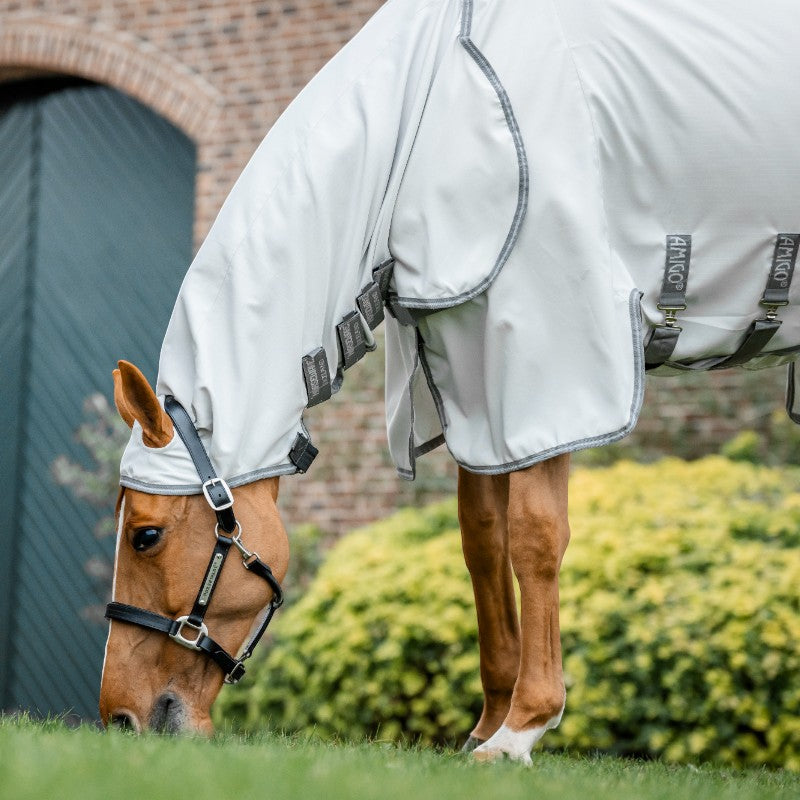 Horseware - Amigo Ripstop Hoody Outdoor Rug silver/ titanium grey/ silver | - Ohlala