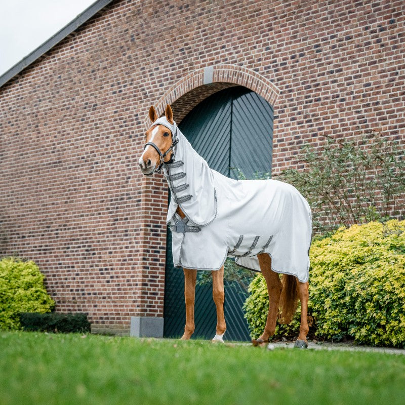 Horseware - Amigo Ripstop Hoody Outdoor Rug silver/ titanium grey/ silver | - Ohlala
