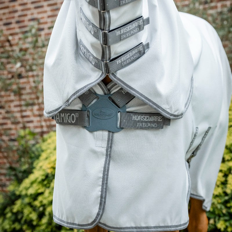 Horseware - Amigo Ripstop Hoody Outdoor Rug silver/ titanium grey/ silver | - Ohlala