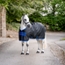Horseware - Amigo Ripstop Pony Turnout Outdoor Rug black/ classic blue 100g | - Ohlala