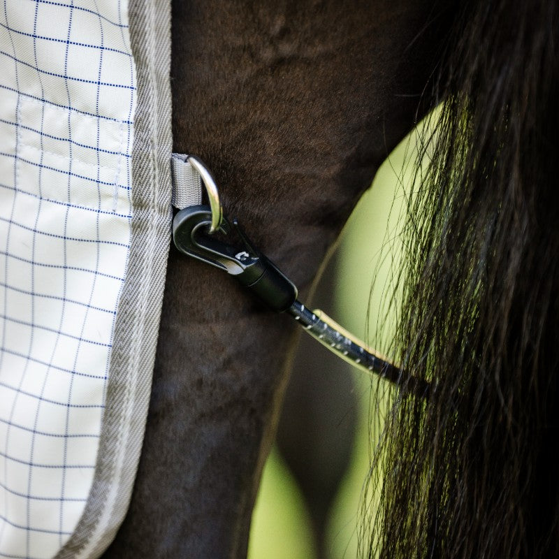 Horseware - Amigo Summer Plus Outdoor Rug marine check/titanium grey/silver | - Ohlala