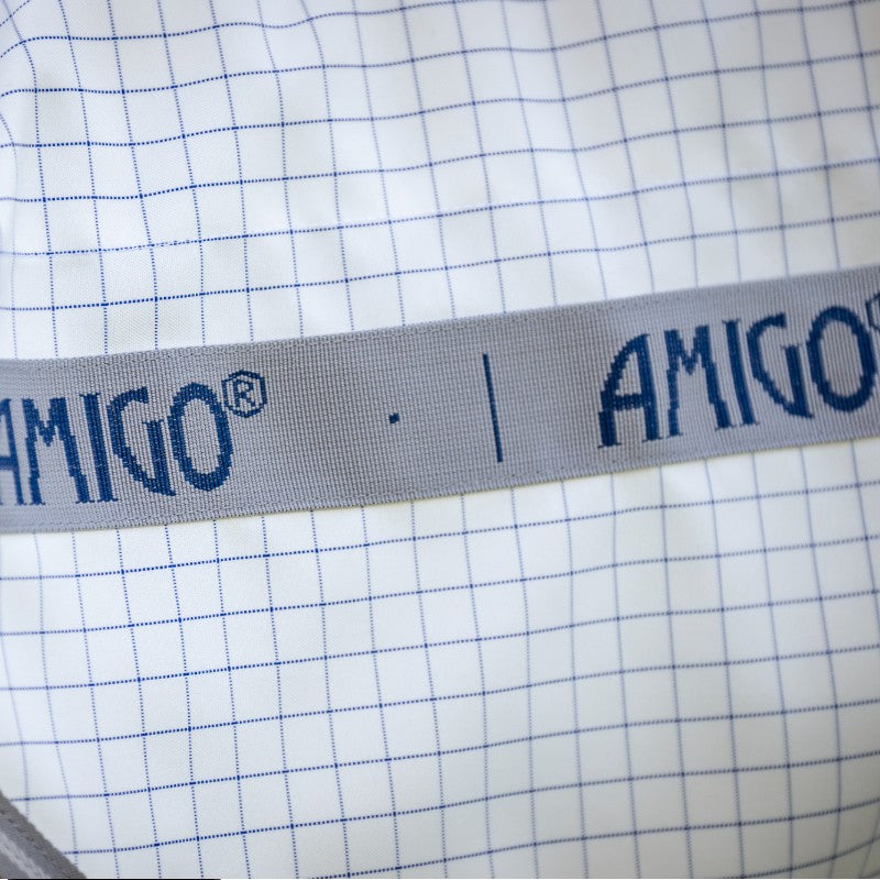 Horseware - Amigo Summer Plus Outdoor Rug marine check/titanium grey/silver | - Ohlala