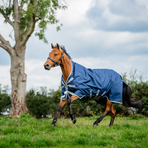 Horseware - Manta de exterior Amigo Wug Turnout azul-marinho/ titanium grey/ prata 150g | - Ohlala