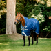 Horseware - Manta de exterior Amigo Wug Turnout azul-marinho/ titanium grey/ prata 50g | - Ohlala