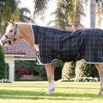 Horseware - Rhino Wug Pony Turnout Outdoor Rug black/ grey/ white check 0g | - Ohlala