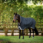Horseware - Manta de exterior Rhino Wug Turnout preto/ cinza/ branco às xadrez 0g | - Ohlala
