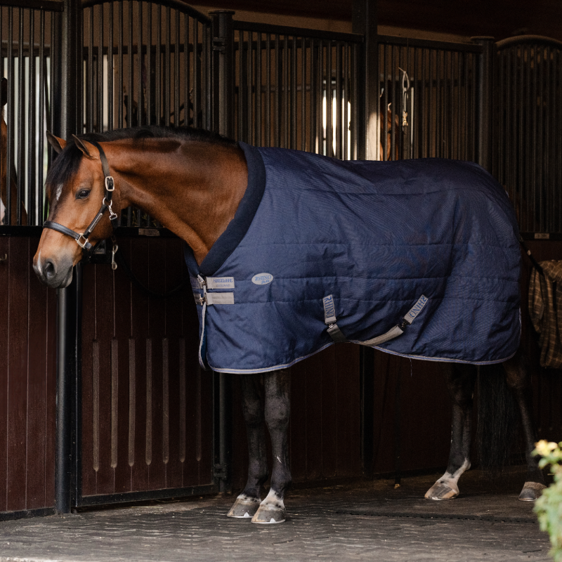 Horseware - Rhino Stable VL stable rug navy/ titanium grey/ classic blue 350g | - Ohlala