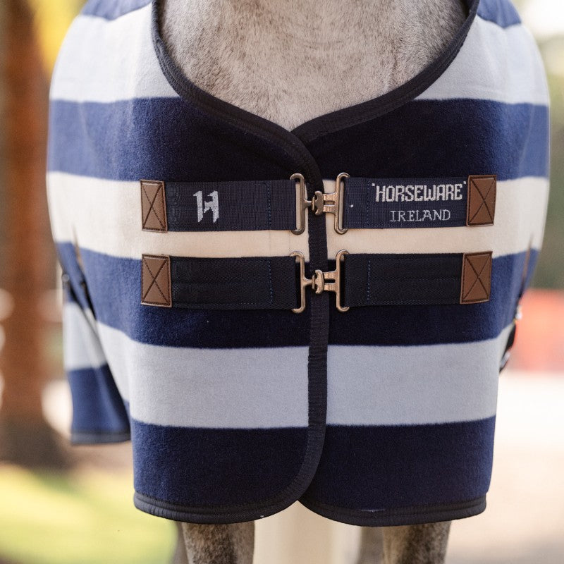 Horseware - Newmarket Pony Witney Navy Fleece Rug | - Ohlala
