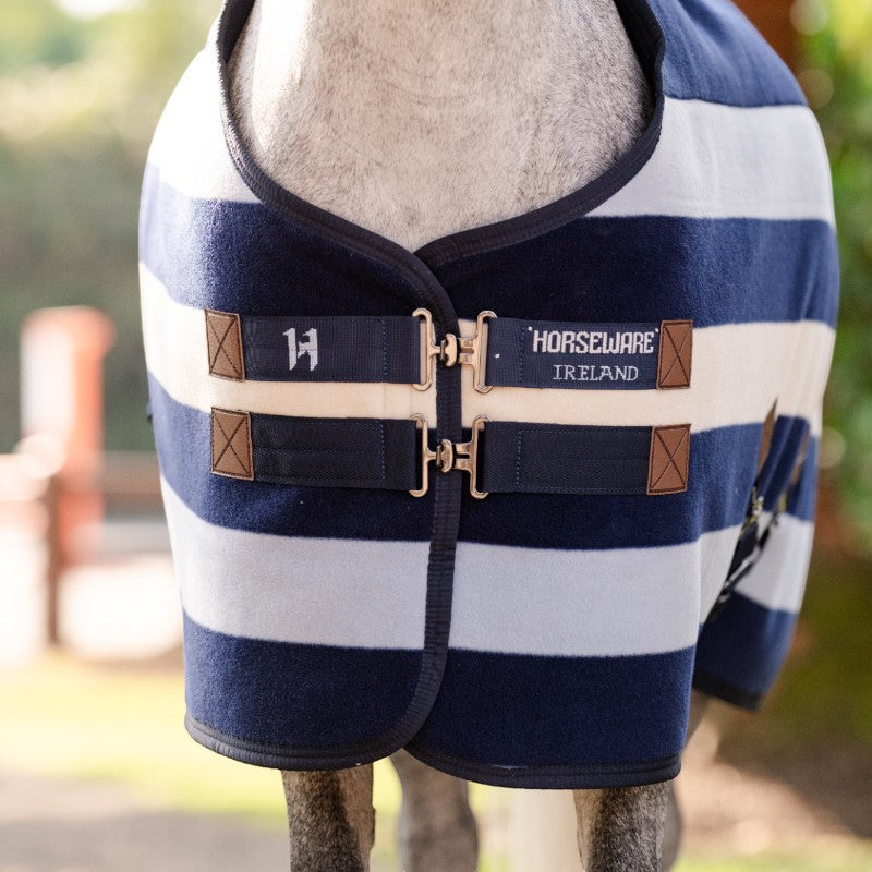 Horseware - Newmarket Pony Witney Navy Fleece Rug | - Ohlala